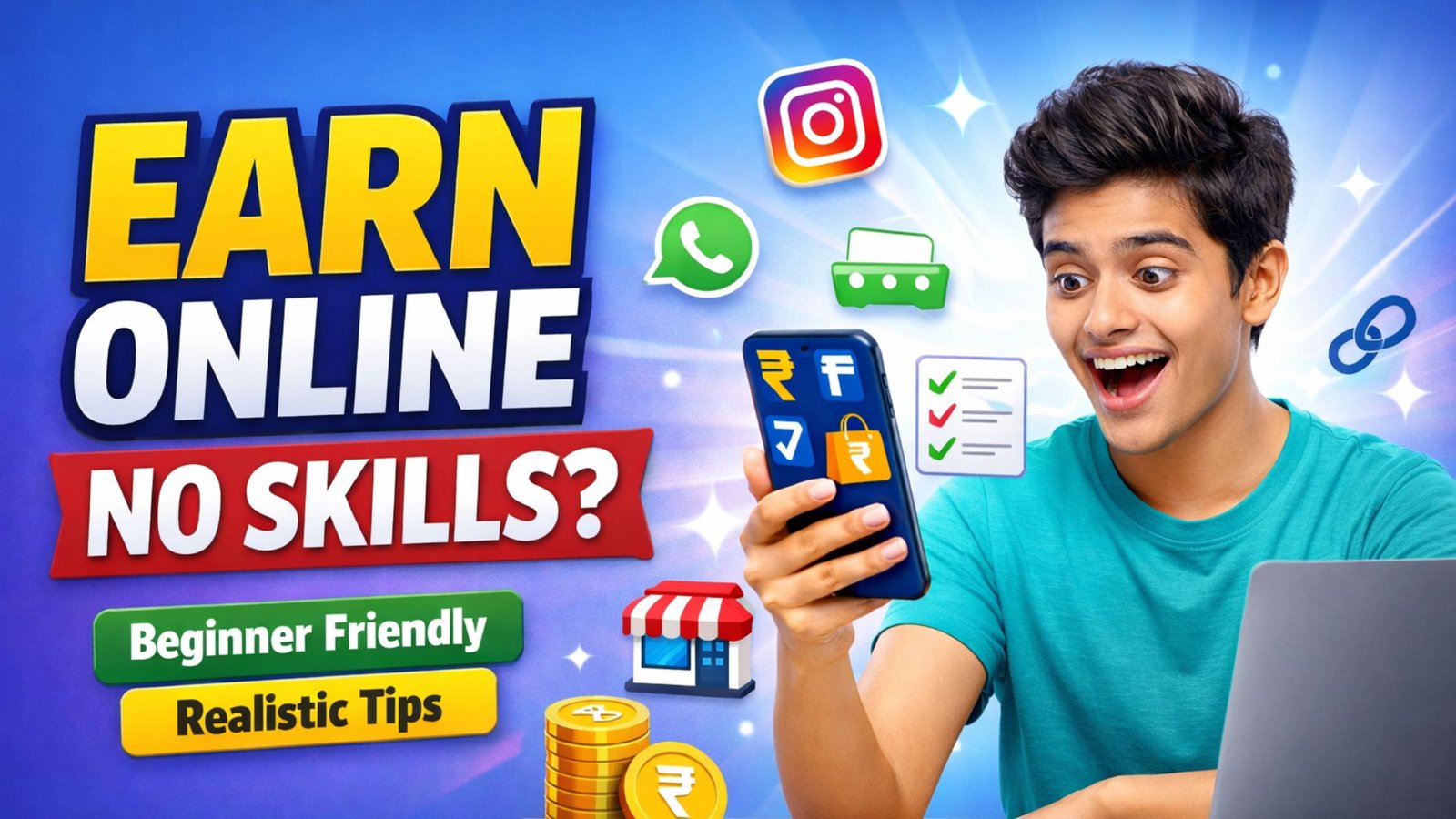 Earn Money Online With No Skills